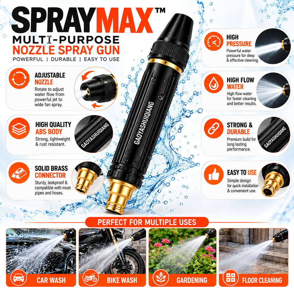 SprayMax™ Nozzle Spray Gun Buy 1 Get 1 Free